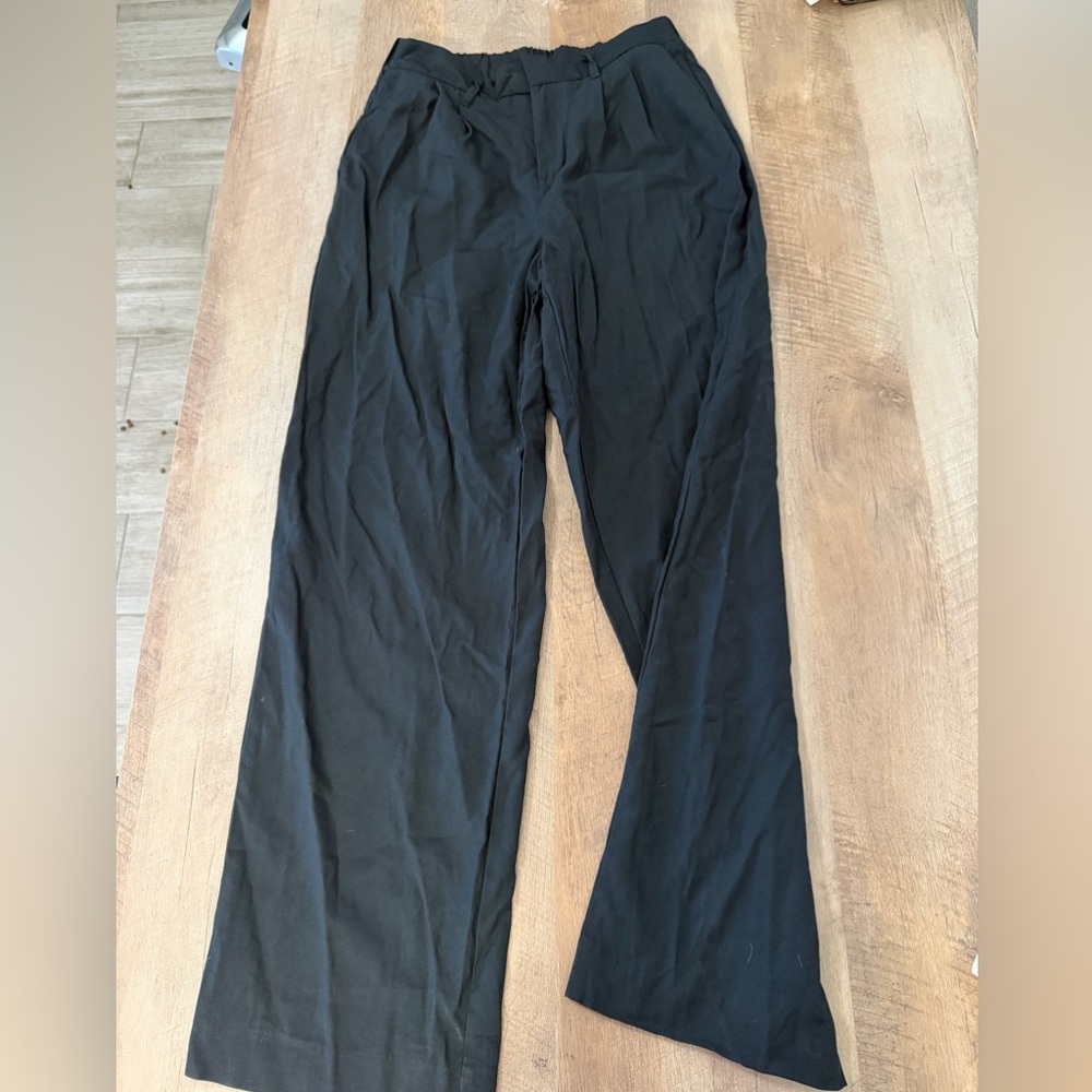 a new day high rise straight-Leg black trousers - Picture 3 of 7